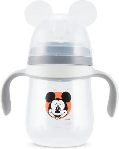 Miniatura 8 de Disney Vasos para niños pequeños, vasos para niños con chupete, sin BPA con asas, a prueba de fugas, Minnie Mouse y Mickey Mouse, regalo unisex