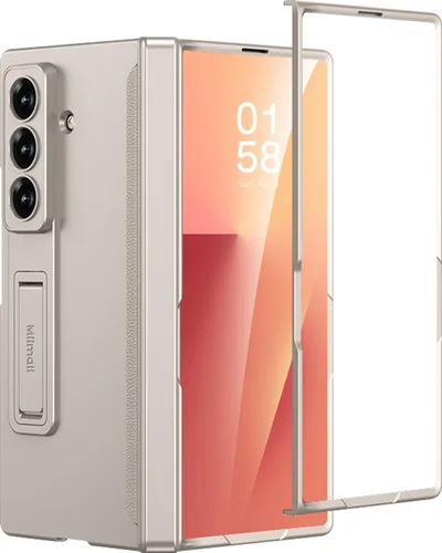Miniatura 17 de Miimall Funda compatible con Samsung Galaxy Z Fold 5, [bisagra magnética de protección completa] [protector de pantalla integrado]