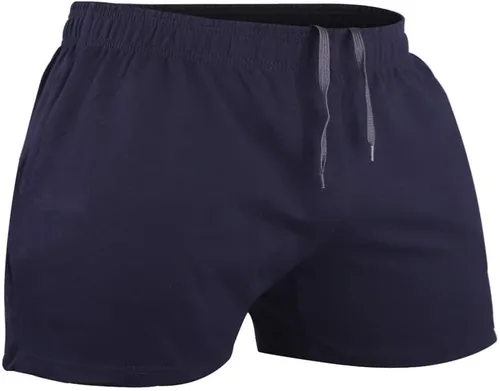 Miniatura 16 de Muscle Alive Pantalones cortos de correr para hombre con bolsillos, ropa atlética, algodón de rizo francés con 3 o 5 pulgadas