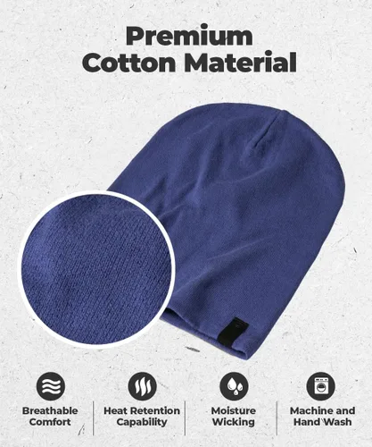 Miniatura 2 de Gorro cálido y holgado Gorro diario deliciosamente suave en cuchillo fino