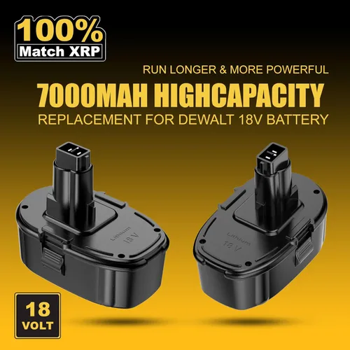 Miniatura 9 de Paquete de 2 baterías de iones de litio de 18 V 7.0 Ah de repuesto para batería Dewalt 18V XRP DC9096 DC9098 DC9099 DE9039 DE9095 DE9096 DE9098