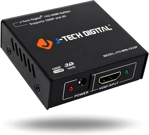 J-Tech Digital, divisor de potencia, versión 1.3 certificado con Deep Color y HD Audio