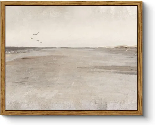 ARPEOTCY Lienzo enmarcado clásico para pared, 8 x 10 pulgadas, paisaje marino vintage de playa, arte de pared, decoración del hogar, estética,