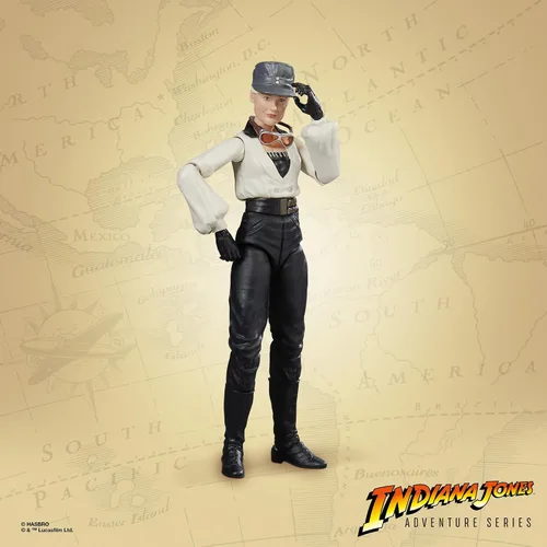 Miniatura 6 de Indiana Jones and The Last Crusade Adventure Series Dr. Elsa Schneider Figura de acción, figuras de acción de 6 pulgadas, juguetes para niños a