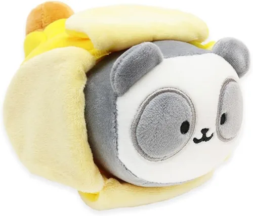 Miniatura 18 de Anirollz Kittiroll de peluche en atuendo de pastel enrollado – Animal de peluche kawaii con disfraz extraíble – Bonito juguete de peluche blando