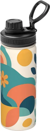 Miniatura 14 de litchi Printed Insulated Water Bottle, 18oz Stainless Steel Funny Travel Mug, Leakproof Hot & Cold for Sports, Gym, Hiking