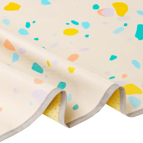 Miniatura 7 de Tapete antisalpicaduras para debajo de una silla alta, artes, manualidades, tapete antideslizante para salpicaduras de alimentos y derrames de 51