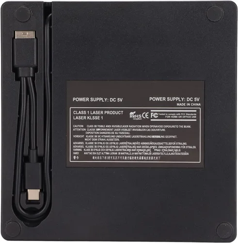 Miniatura 3 de VBESTLIFE Unidad óptica portátil,para unidad SATA de 0.500 in/0.374 in,Unidad externa desmontable USB3.0/USB2.0 5 Gbps, lector de unidad de CD