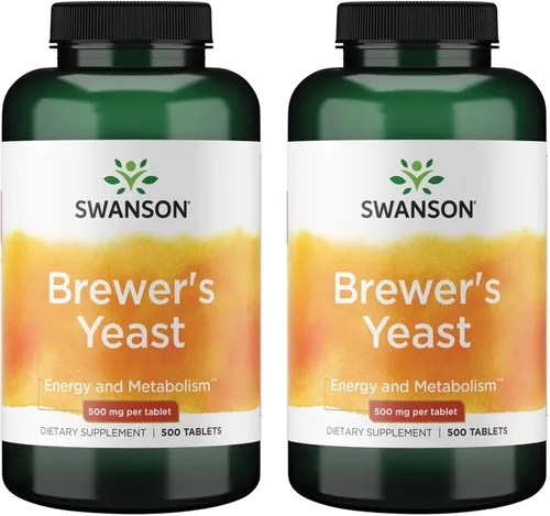 Miniatura 2 de Swanson Levadura de cerveza - Fórmula vitamínica del complejo B (500 mg, 500 tabletas)