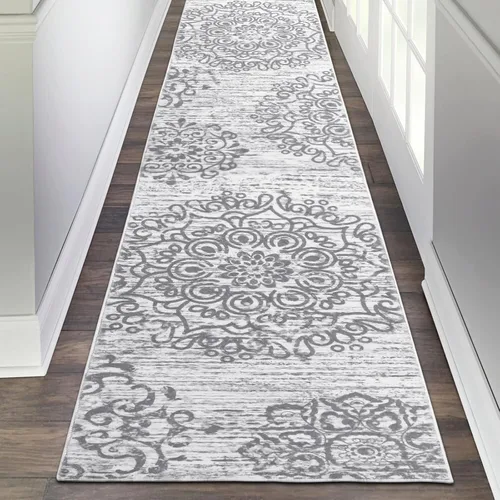 Miniatura 7 de HEBE Alfombra Pasillo 2'x10' Lavable Vintage Desgastada Alfombras de Área Antideslizante Alfombra de Lavandería Boho Alfombras de Piso para Pasillos