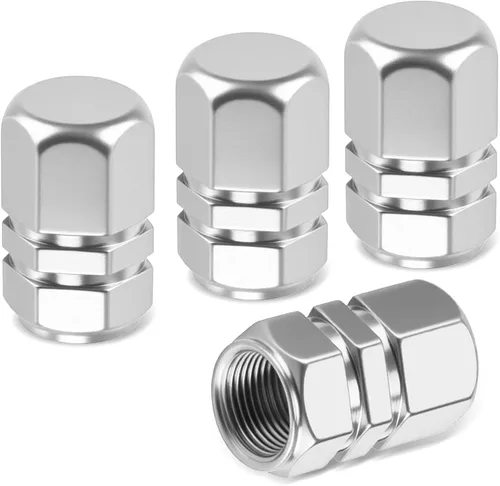 Miniatura 9 de 4 tapas de vástago de válvula de neumático de automóvil, tapas de vástago de neumático, tapas de aire antirrobo para neumáticos de rueda