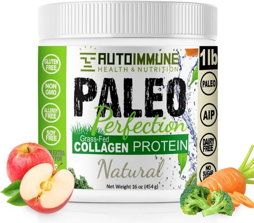 Miniatura 15 de Paleo Perfection - Polvo de proteína de colágeno de carne de res alimentada con pasto de chocolate doble sin estevia - Paleo, Keto, SCD, AIP