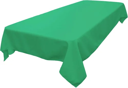 Miniatura 192 de LA Linen Mantel rectangular lavable de popelín de poliéster, resistente a las manchas y a las arrugas, cubierta de mesa 60x84, mantel de tela