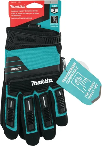 Miniatura 8 de Makita Guantes de demolición de impacto avanzado unisex T 04254