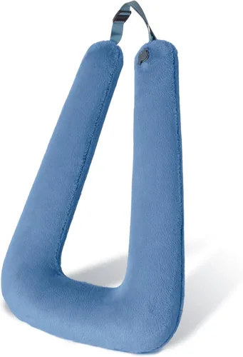 Miniatura 8 de Keemall Almohada de Cuello de Coche Inflable, Almohada de Reposacabezas de Coche Inflable Suave para Asiento de Conducción con Correa Ajustable