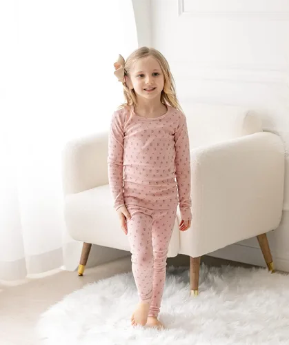 Miniatura 124 de AVAUMA Conjunto de pijama de algodón para bebés y niñas de 6 meses a 7 años