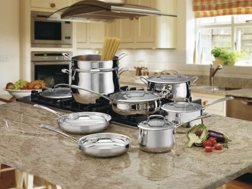 Miniatura 2 de Cuisinart Contour Stainless - Juego de utensilios de cocina de 13 piezas, color plateado