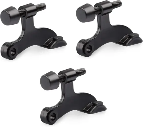 Miniatura 25 de HOMOTEK Paquete de 20 topes de puerta con pasador de bisagra, topes de bisagra para la parte superior de la puerta, tope de puerta ajustable de lujo