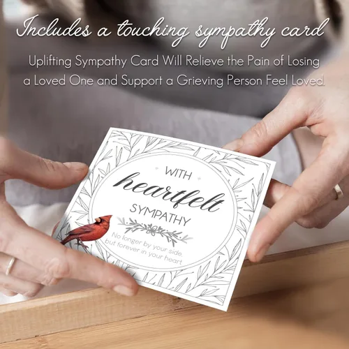Miniatura 7 de Llavero conmemorativo de sol con cristales, regalos conmemorativos por pérdida de marido, regalos de condolencias por pérdida de marido, adorno