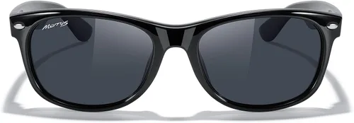 MERRY'S Lentes de sol polarizados unisex para hombres y mujeres, lentes de sol polarizados vintage, lentes de espejo