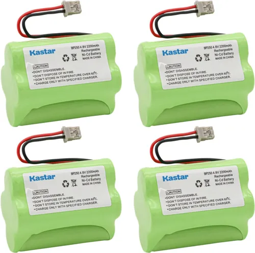 Miniatura 4 de Kastar Paquete de 1 batería de repuesto de Ni-CD de 4.8 V 2200 mAh para Uniden Bearcat Sportcat BBTY0356001, BP-120, BP120, BP-150, BP-180, BP180