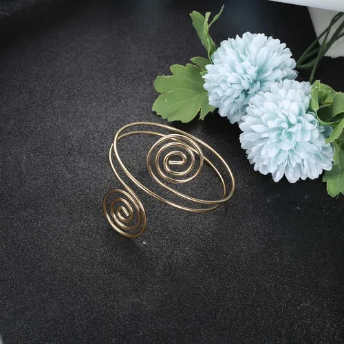 Miniatura 6 de Finrezio - Juego de 6 pulseras para brazaletes de mujer con hojas abiertas
