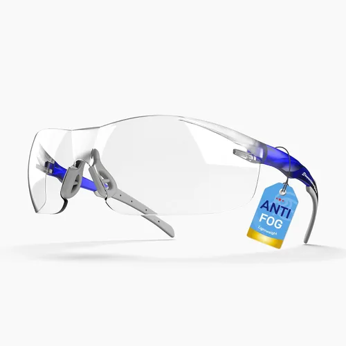 Miniatura 16 de ANSI Z87.1 Gafas de seguridad, antivaho, resistentes a los rayos UV, al impacto y a los arañazos para protección ocular en el trabajo, deportes