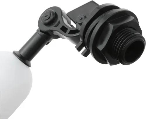 Miniatura 5 de Haidong HO-79946 1/2 "ABS plástico negro mini flotador válvula de bola con brazo ajustable para control automático de nivel de agua de tanques