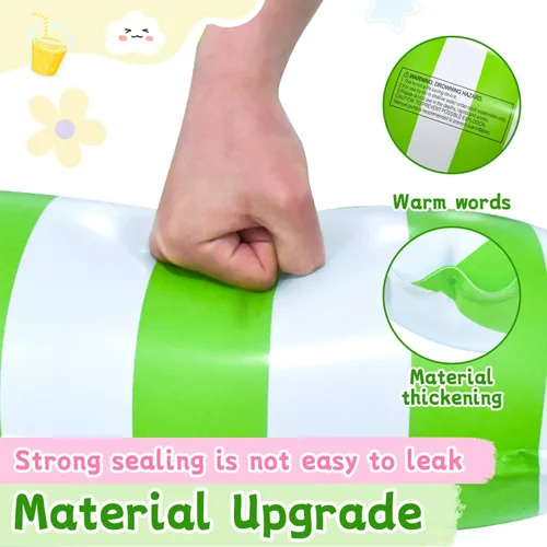Miniatura 2 de Pool Floats Kids, Meegoo Pool Lounge Chairs 3 Tubes Floaties Water Hammock Inflatable Pool Toys for Kids Ages 8-12 for Summer Party Beach Vacation