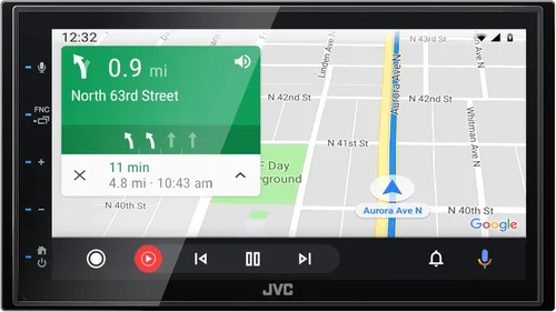 Miniatura 5 de JVC KW-M56BT Apple CarPlay Android Auto Reproductor multimedia con pantalla táctil capacitiva de 6.8 pulgadas, audio Bluetooth y llamadas manos