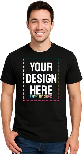 Camisetas Gildan personalizadas - Camisetas personalizadas con texto, imagen o logotipo | Diseña tu propia camisa para hombres y mujeres | Merch on