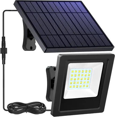 Miniatura 9 de Lightonight Luces Solares para Exteriores, Luces de Inundación Solares de Amanecer a Atardecer 4400mAh 3000K Blanco Cálido, Encendido/Apagado