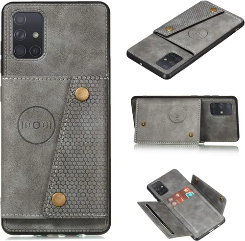 Funda compatible con Redmi Note 12 Pro+, compatible con Xiaomi Redmi Note 12 Pro Plus 5G 22101316UCP de piel sintética, color gris