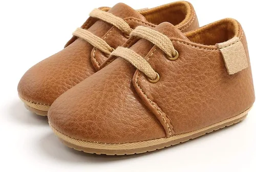 Miniatura 4 de E-FAK Zapatos unisex para bebés, niños y niñas, antideslizantes, para recién nacidos, primeros pasos, zapatos de cuna