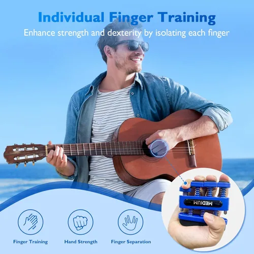 Miniatura 4 de FitBeast Fortalecedor de Dedos, Ejercicio de Dedos, Ejercicio de Mano para Mejorar la Destreza y Fuerza en Dedos, Manos, Antebrazos – Entrenador