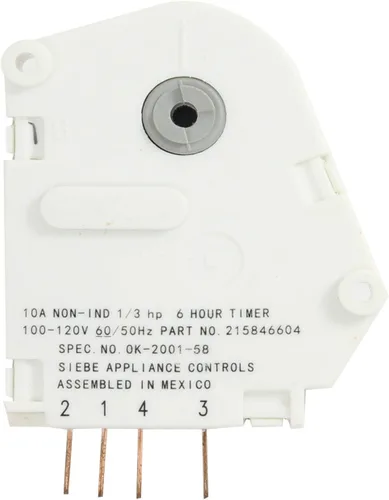 Miniatura 4 de Paquete de 2 temporizadores de descongelación para refrigerador 215846604 de repuesto para refrigerador Frigidaire LFHT1513LW9 - Compatible