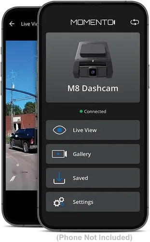 Miniatura 7 de Momento M8 PRO 3-Ch 2K QHD con Wi-Fi dual de 5.0 GHz + kit de cámara GPS frontal y trasera para tablero (MD-8200) Incluye tarjeta microSD de 64 GB
