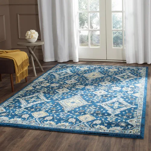 Miniatura 15 de SAFAVIEH Evoke Collection EVK224G - Alfombra decorativa bohemia y oriental que no desprende pelusa, para sala de estar y dormitorio, 2 pies 2