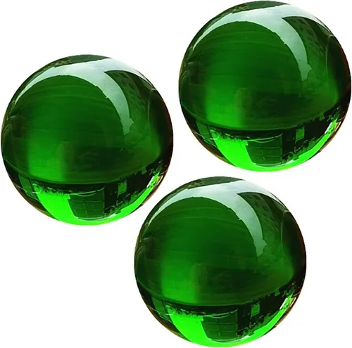 Miniatura 7 de CHENGXINWENHUA Juego de 3 orbes para cuencos y jarrones, bola de esfera de cristal de 3 pulgadas de diámetro, esfera de cámara y orbe de fotografía
