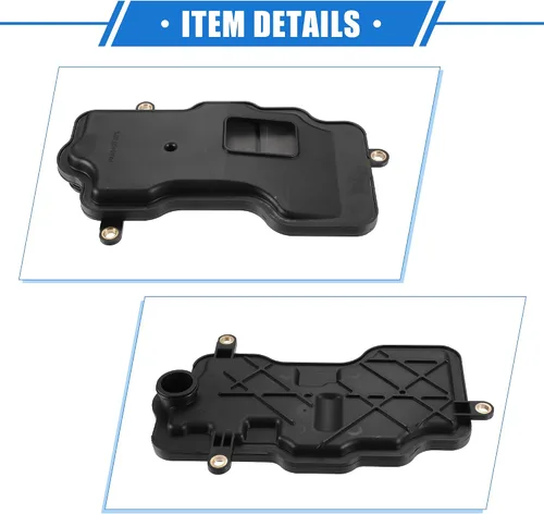 Miniatura 5 de Filtro de transmisión automática compatible con Subaru Forester 2.5L 2009-2013, filtro de transmisión de motor negro de plástico duradero