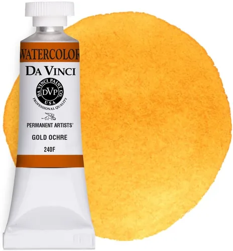 Miniatura 89 de DA VINCI PAINTS Pintura de acuarela para artista profesional, Gamboge (tono), 0.5 fl oz