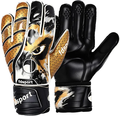 Portero de fútbol con guantes de portero de látex antideslizantes para adultos, hombres y mujeres, guantes de fútbol de entrenamiento con fuertes