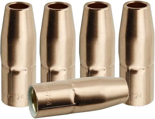 Miniatura 11 de WeldingCity Boquilla de gas 169-715 169715 1/2" para pistolas de soldadura Miller Millermatic M-100 (M-10) M-150 (M-150) y Hobart H-9/H-10 MIG