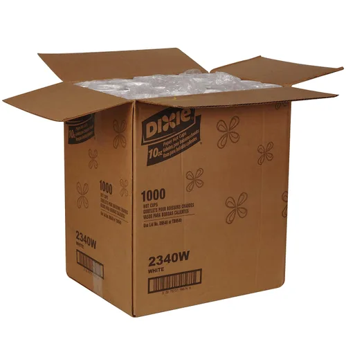 Miniatura 5 de Dixie, 2340W, Blanco, 10 onzas., Vaso caliente de papel por GP PRO (Georgia-Pacific) (caja de 20 mangas, 50 tazas por manga)
