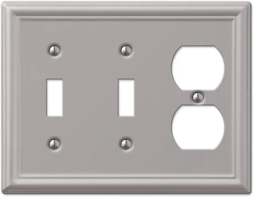 Miniatura 7 de Amerelle 149R4DB - Placa de pared Chelsea, 4 interruptores de palanca, acero, bronce envejecido, paquete de 1