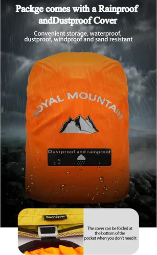 Miniatura 6 de Mochila de Senderismo Plegable Mochila de Viaje, Amarillo, 20 l, Exteriores