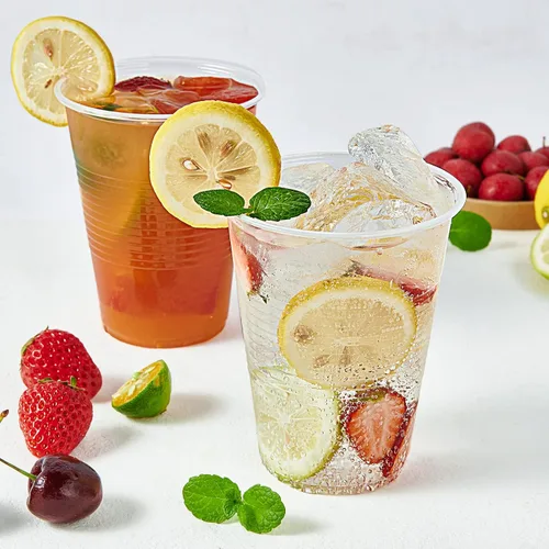 Miniatura 2 de Turbo Bee Paquete de 420 vasos de plástico desechables transparentes de 16 onzas, vasos para bebidas frías/calientes, recipientes de plástico