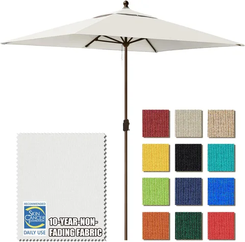 Miniatura 51 de EliteShade USA Sombrilla de Mercado de 9 Pies con Garantía de 10 Años Sin Decoloración, Sombrilla de Patio, Sombrilla de Mesa para Exteriores