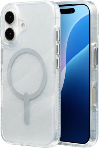 Miniatura 21 de ZAGG Milan Snap Case - Funda para iPhone 16 Plus, purpurina rosa, compatible con MagSafe, protección contra caídas de 13 pies, materiales Destellos