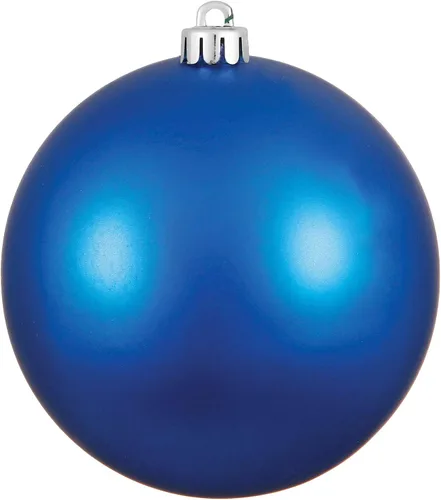 Miniatura 11 de Vickerman Adorno de bola de Navidad inastillable con acabado de lentejuelas con tapa perforada, 6 por bolsa, 4 pulgadas, color negro